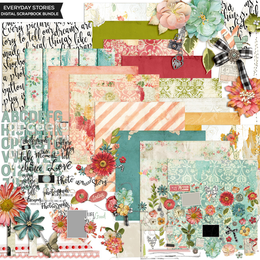 Everyday Stories Digital Scrapbook Bundle - Studio Kitsch