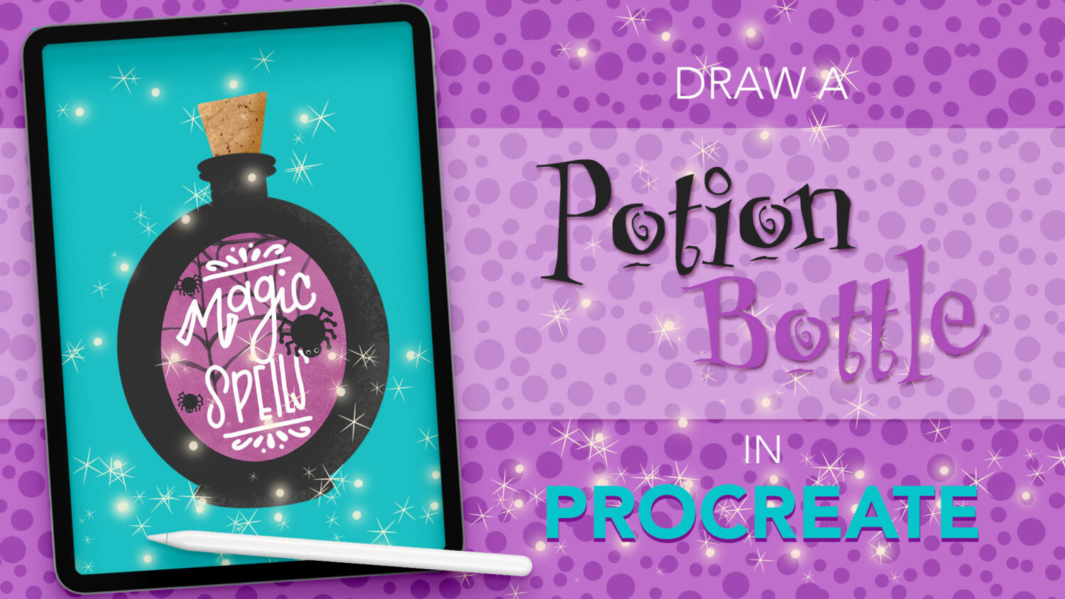 Draw a Spooky Potion Bottle in Procreate!