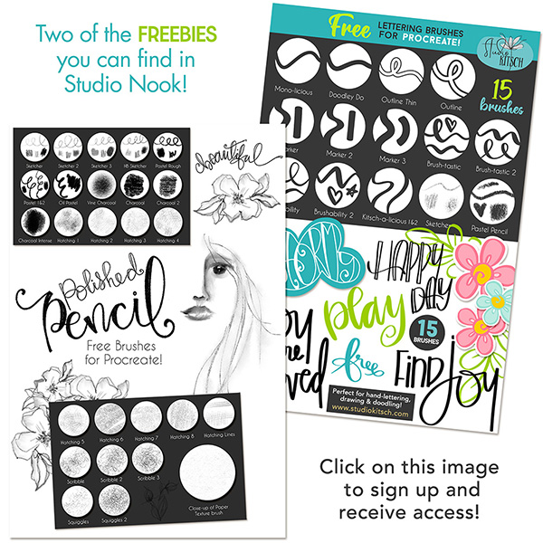 Freebie samples StudioNook